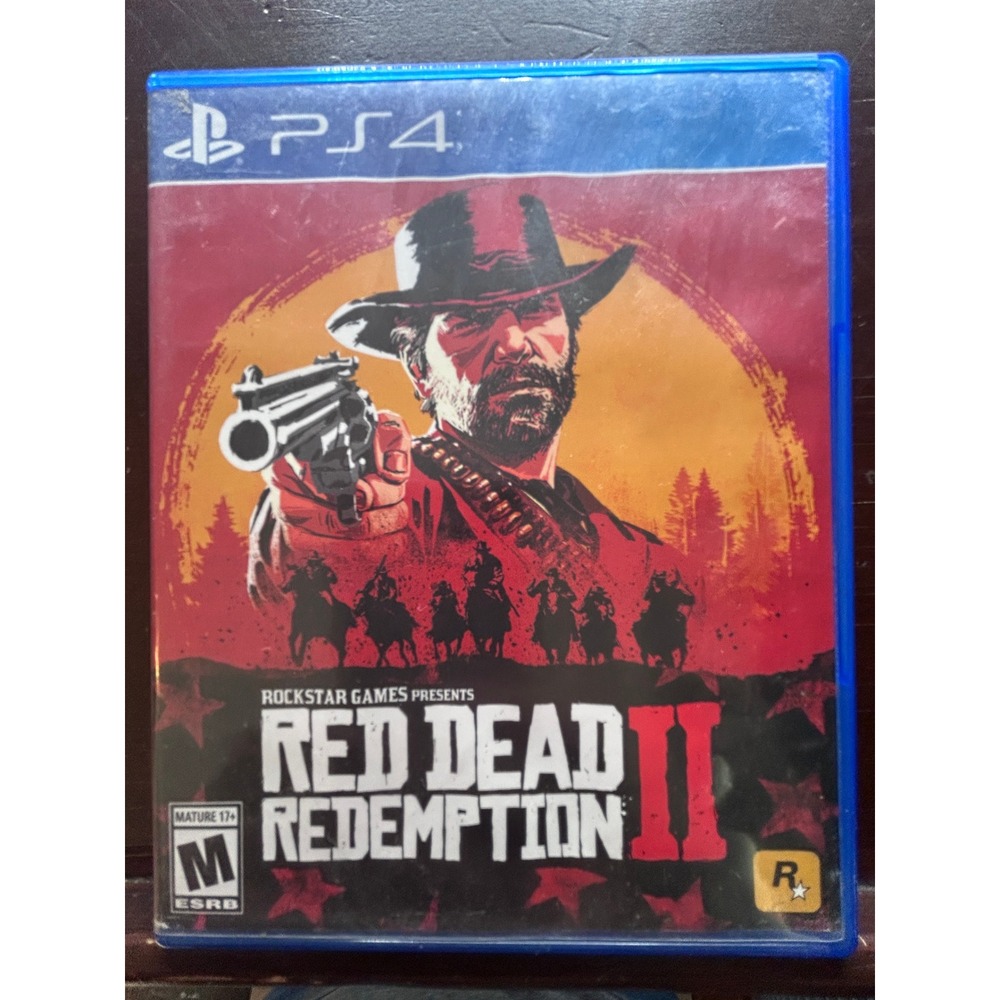 Red Dead Redemption II 2 Sony PS4 PlayStation 4 Game 2-Disc Set with Map